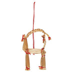 Scandi Christmas Straw Goat Hanging Tree Decoration | 2 Sizes