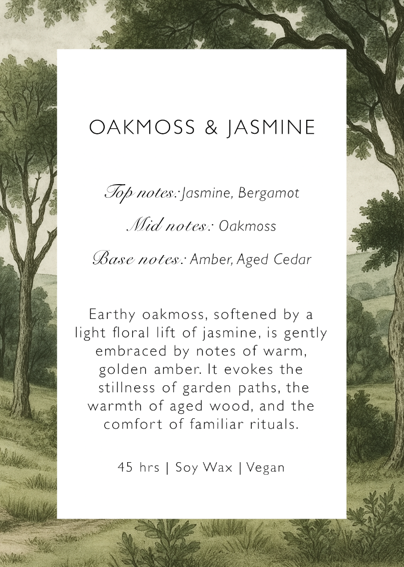 Oakmoss & Jasmine Signature Soy Wax Candle