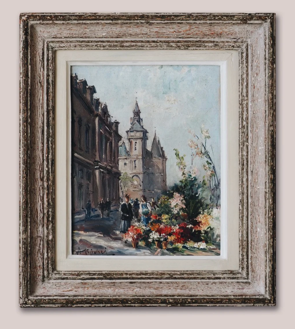 Parisienne flower stall | ANDRE MICHEL