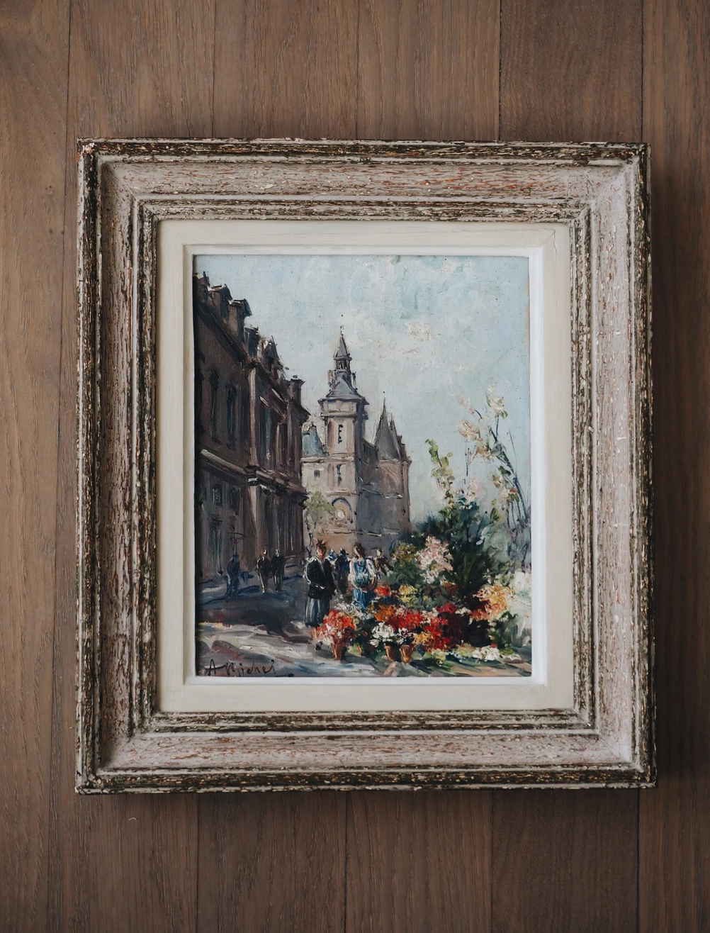 Parisienne flower stall | ANDRE MICHEL