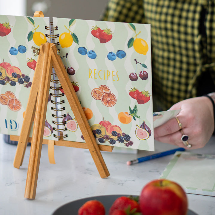 Seasonal Fruits Spiral Bound Recipe Notebook