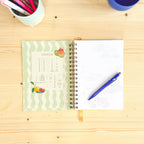 Seasonal Fruits Spiral Bound Recipe Notebook