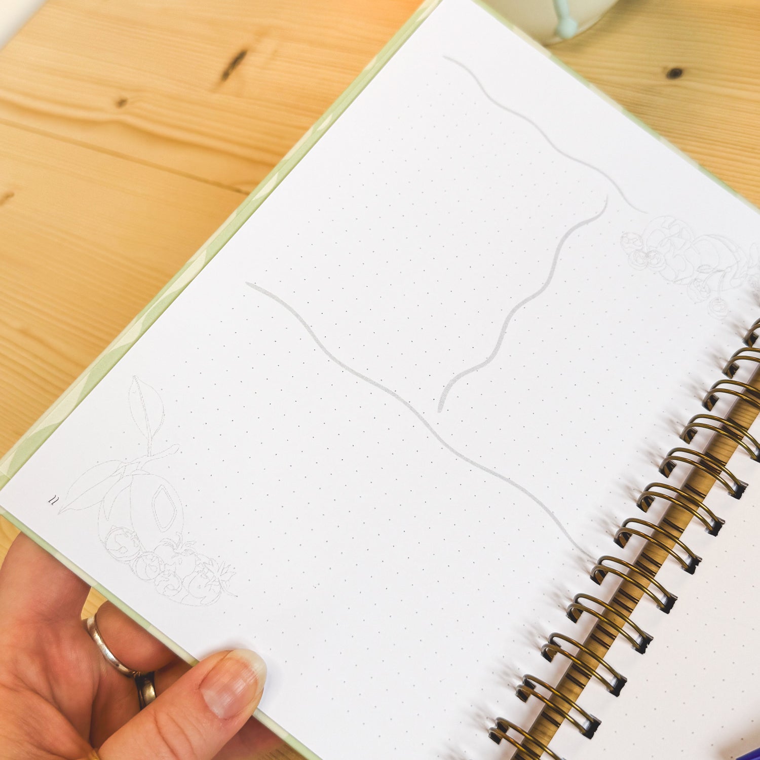 Seasonal Fruits Spiral Bound Recipe Notebook