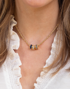 Sephy Gold Rondelle Necklace