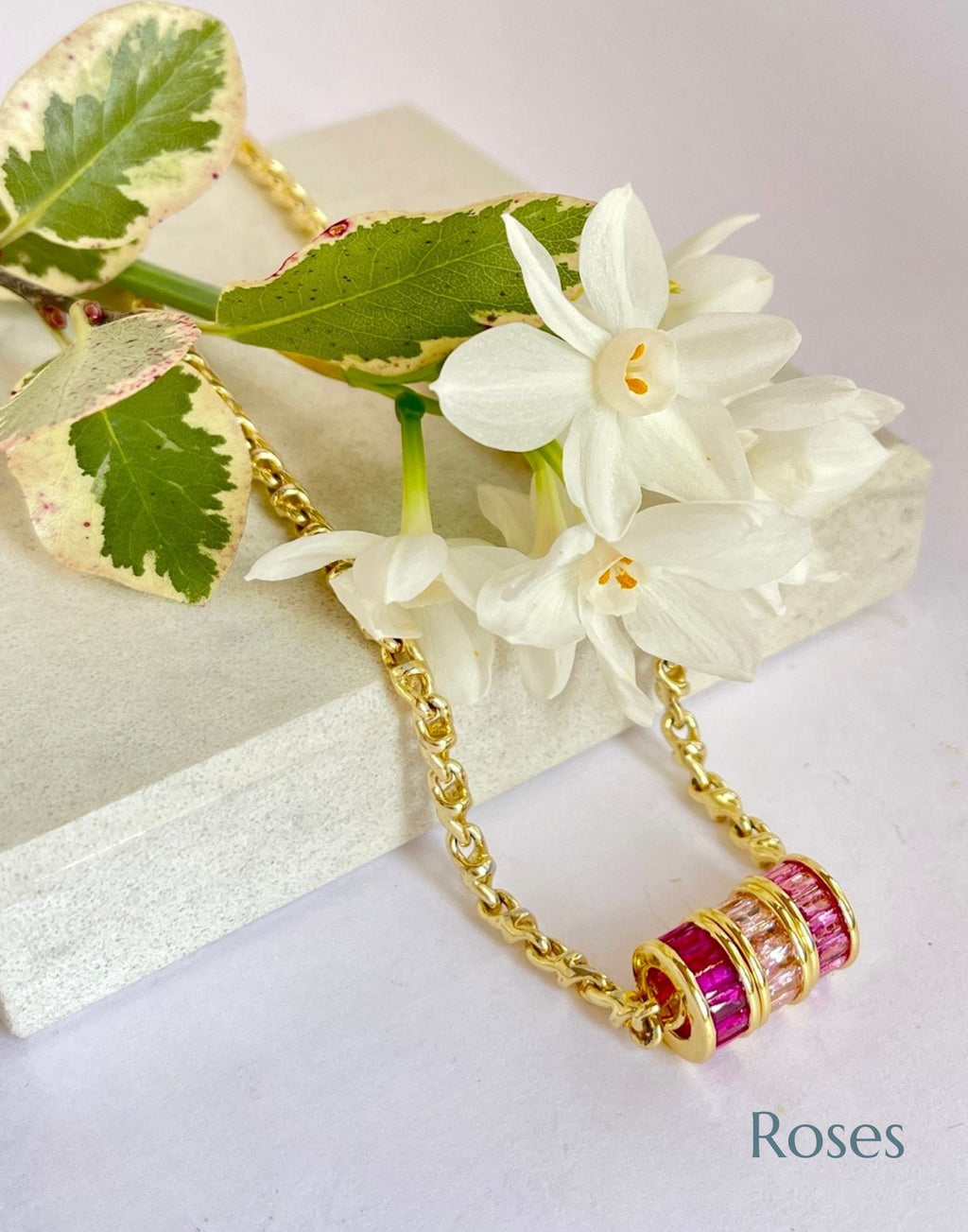 Sephy Gold Rondelle Necklace