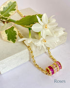 Sephy Gold Rondelle Necklace
