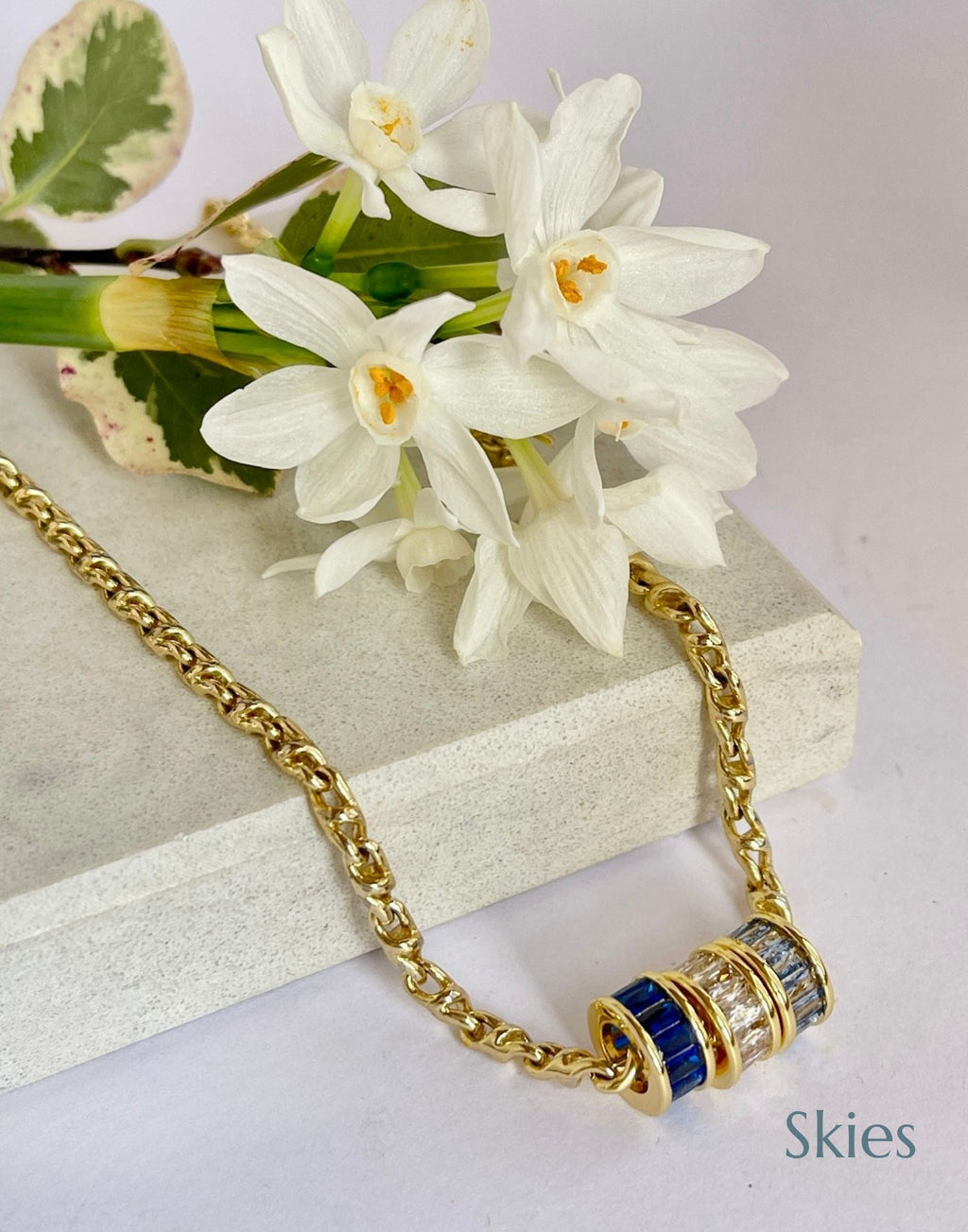 Sephy Gold Rondelle Necklace