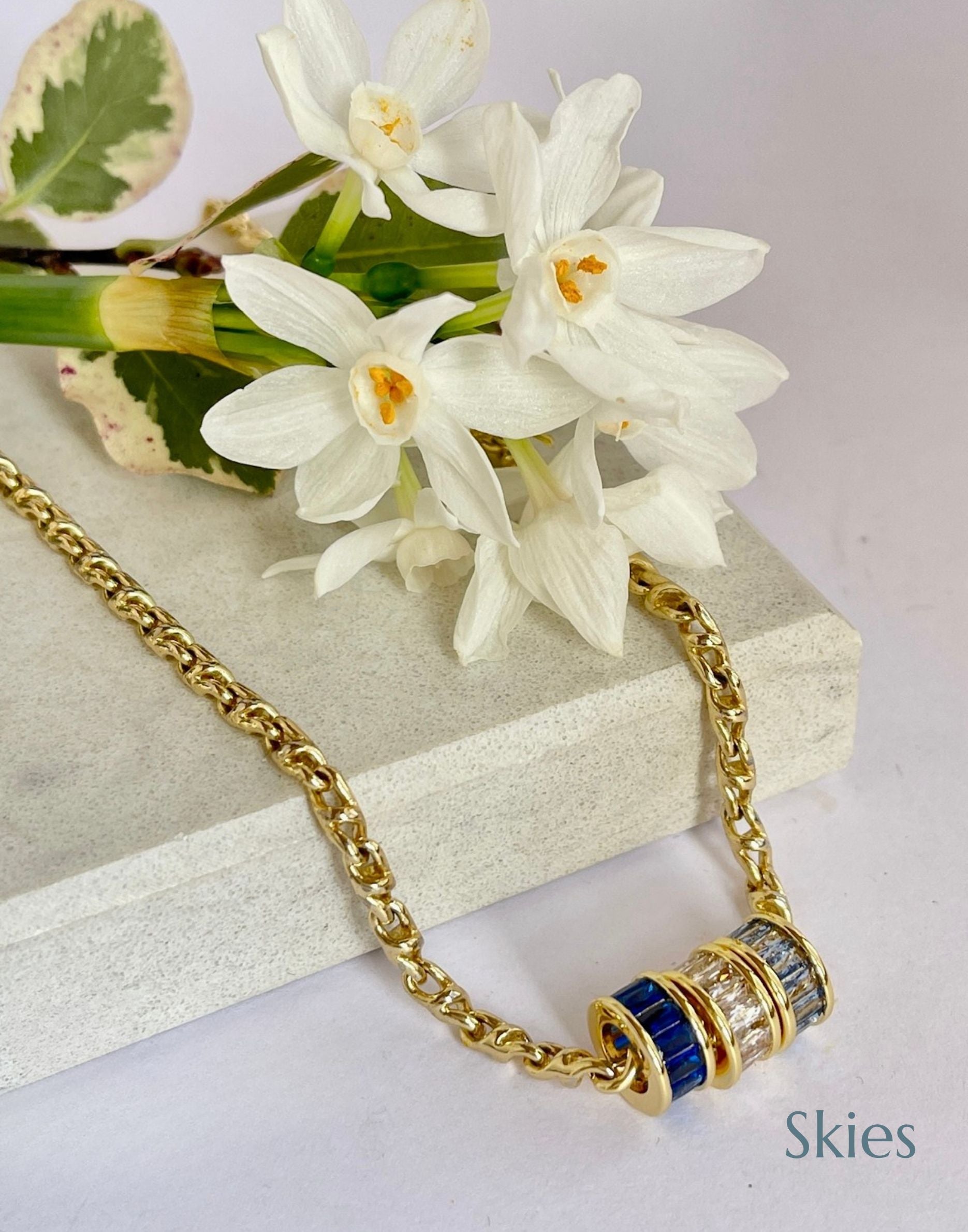 Sephy Gold Rondelle Necklace