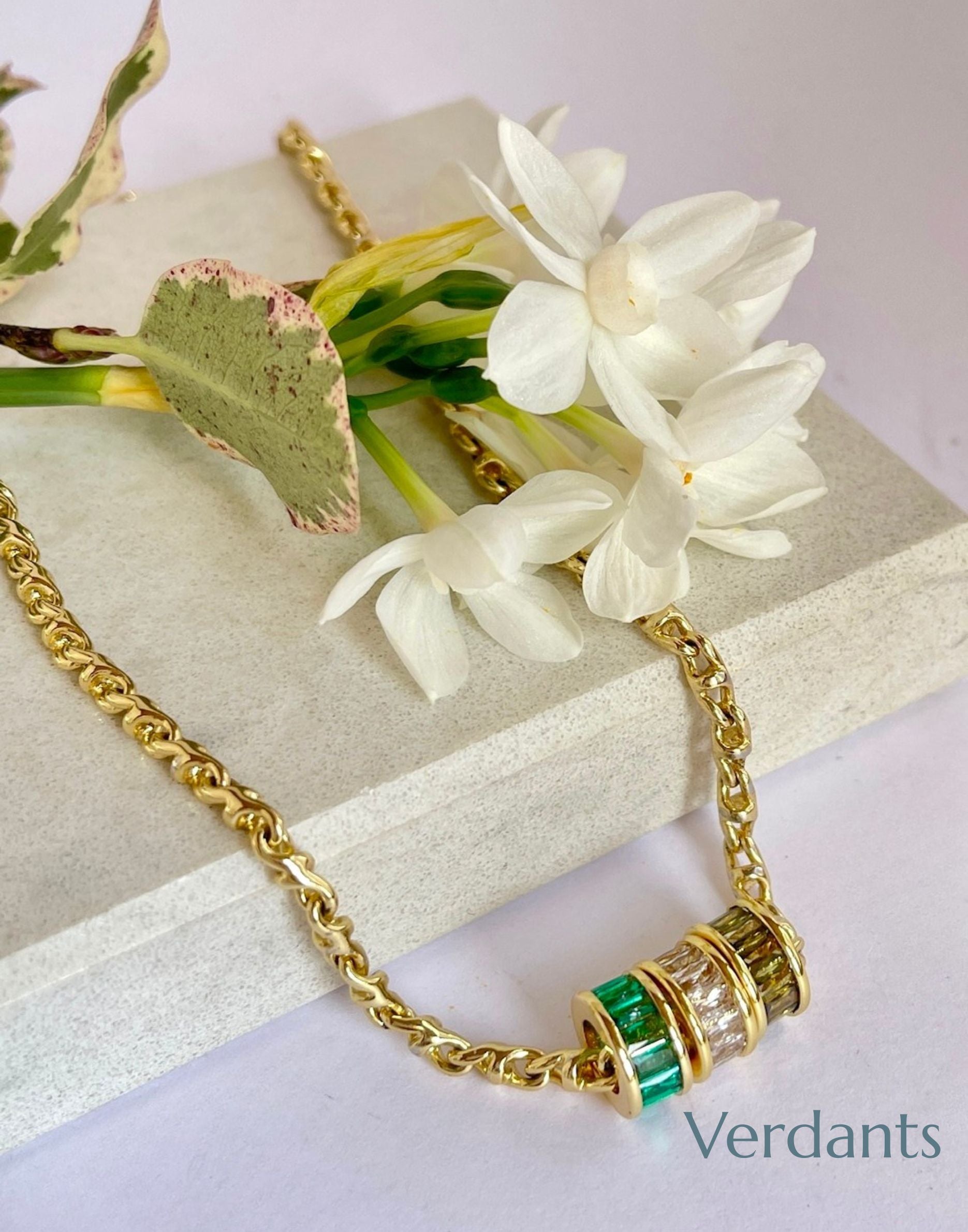 Sephy Gold Rondelle Necklace