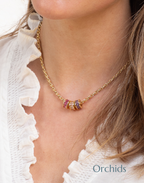 Sephy Gold Rondelle Necklace