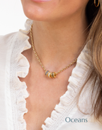 Sephy Gold Rondelle Necklace