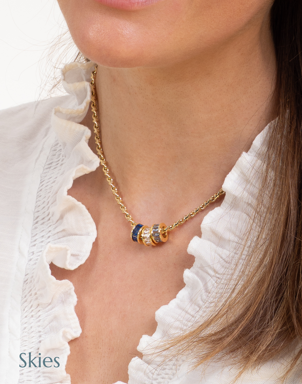 Sephy Gold Rondelle Necklace