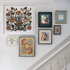 Goldwork Framed Embroidery Print