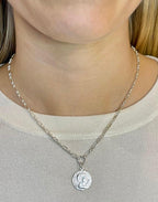 Silver Coin Necklace