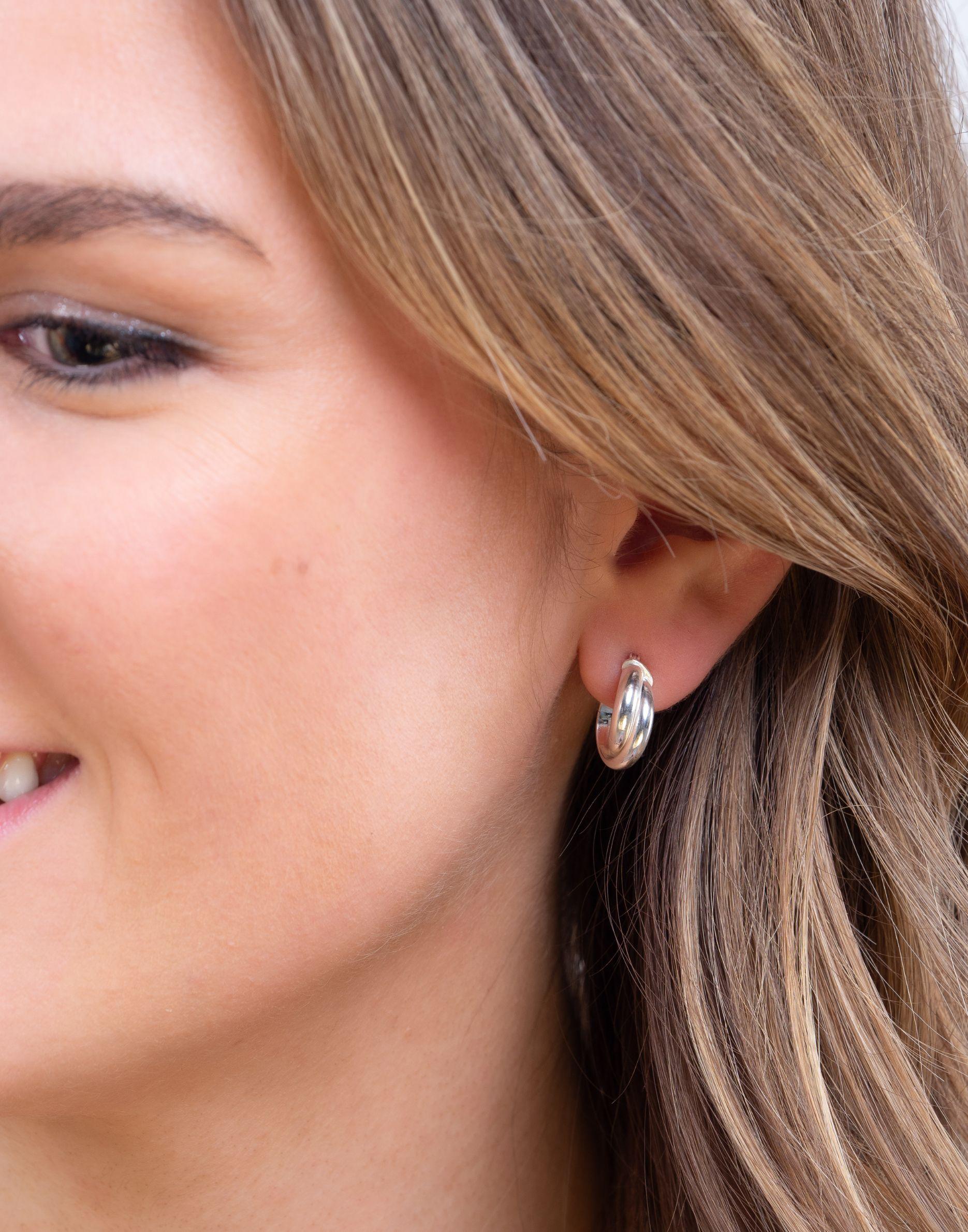Silver Russian Ring Earrings