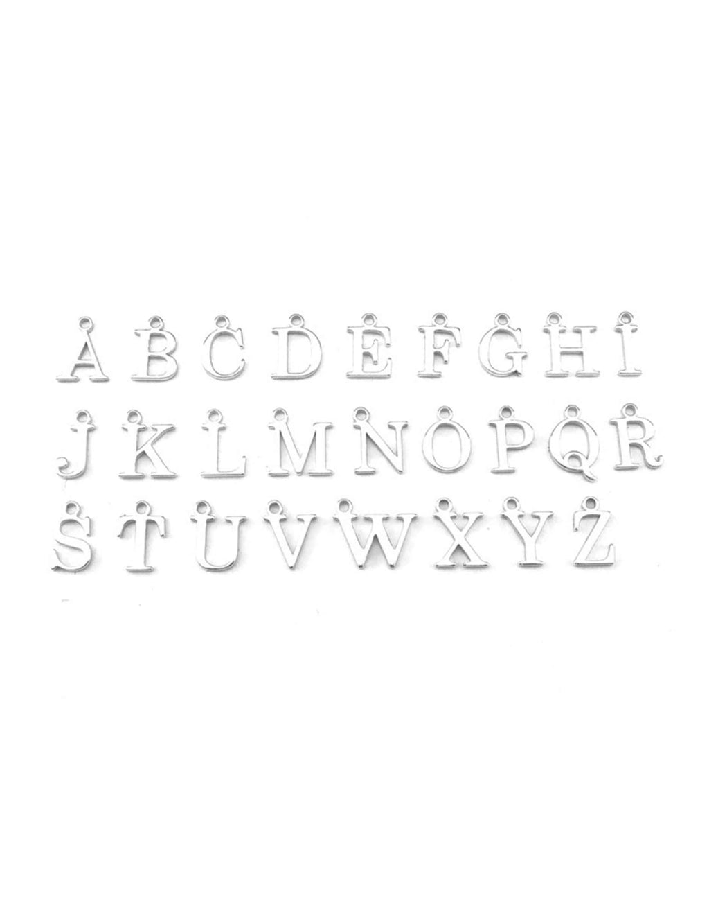 Silver Initial Necklace
