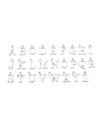 Silver Initial Necklace