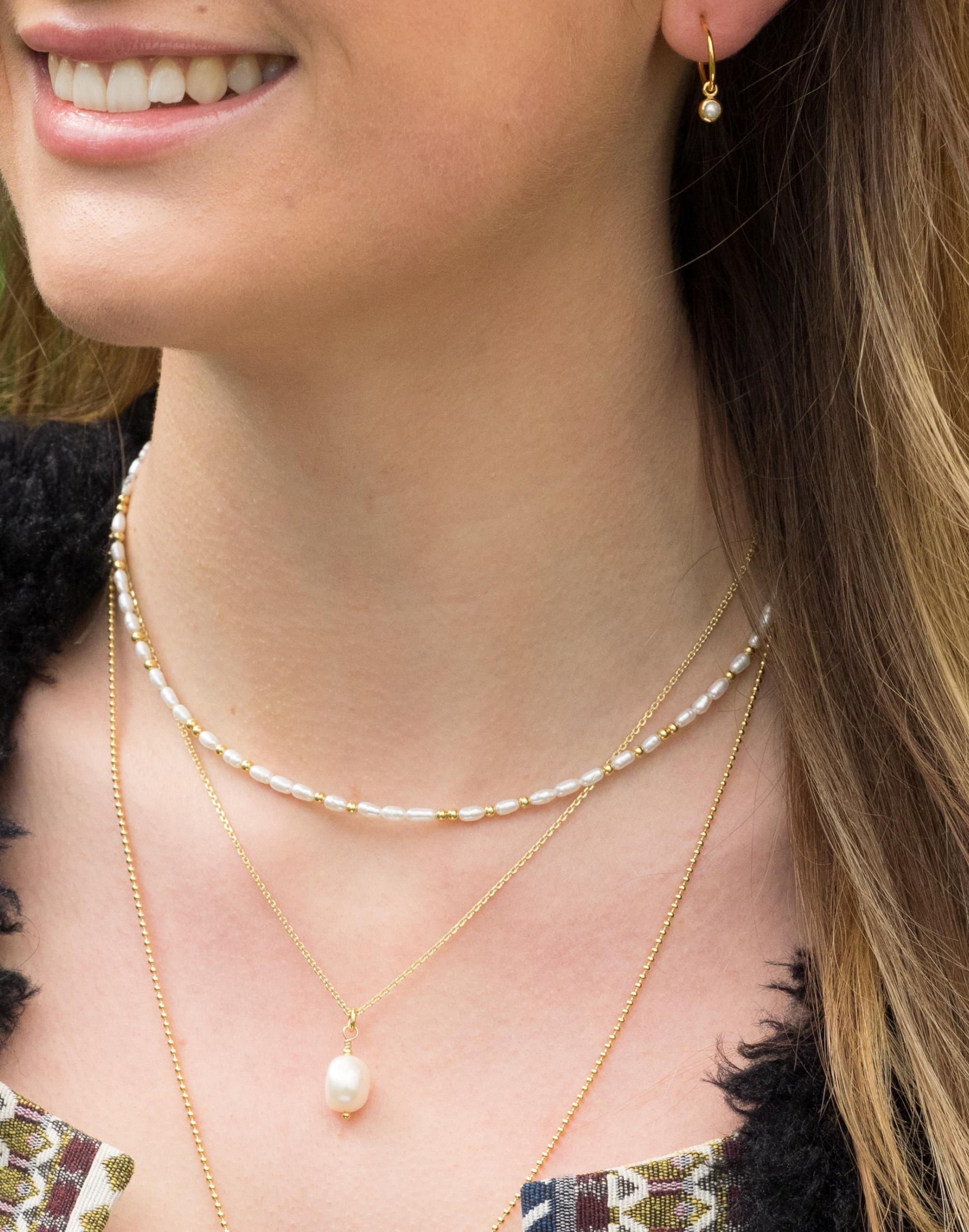 Single Pearl Necklace