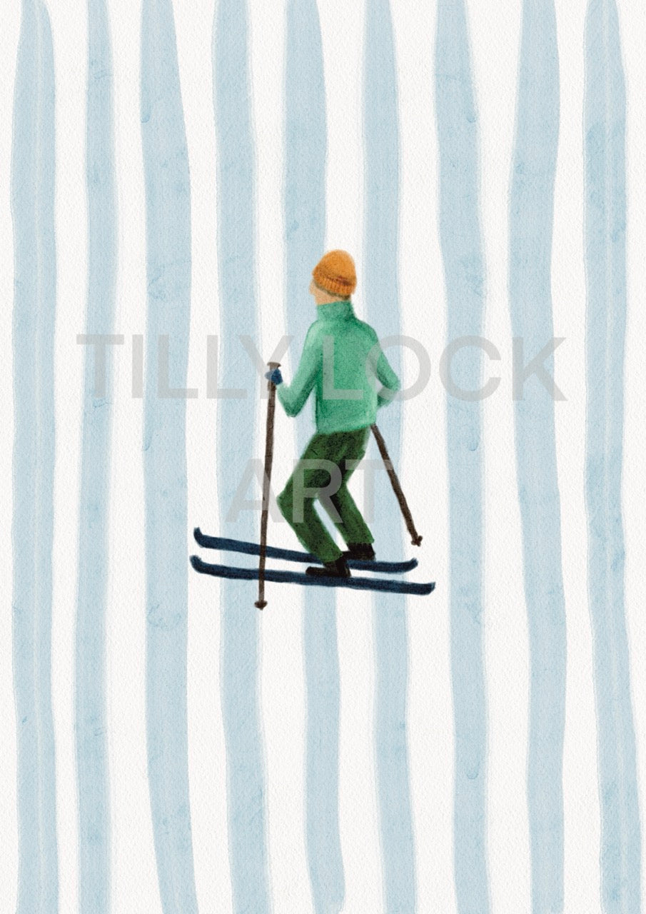 SKIER ~ GREEN