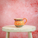 Potterswork Cream Jug - Orange