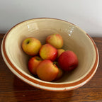 Small 19th Century English Red Earthenware Diary Bowl
