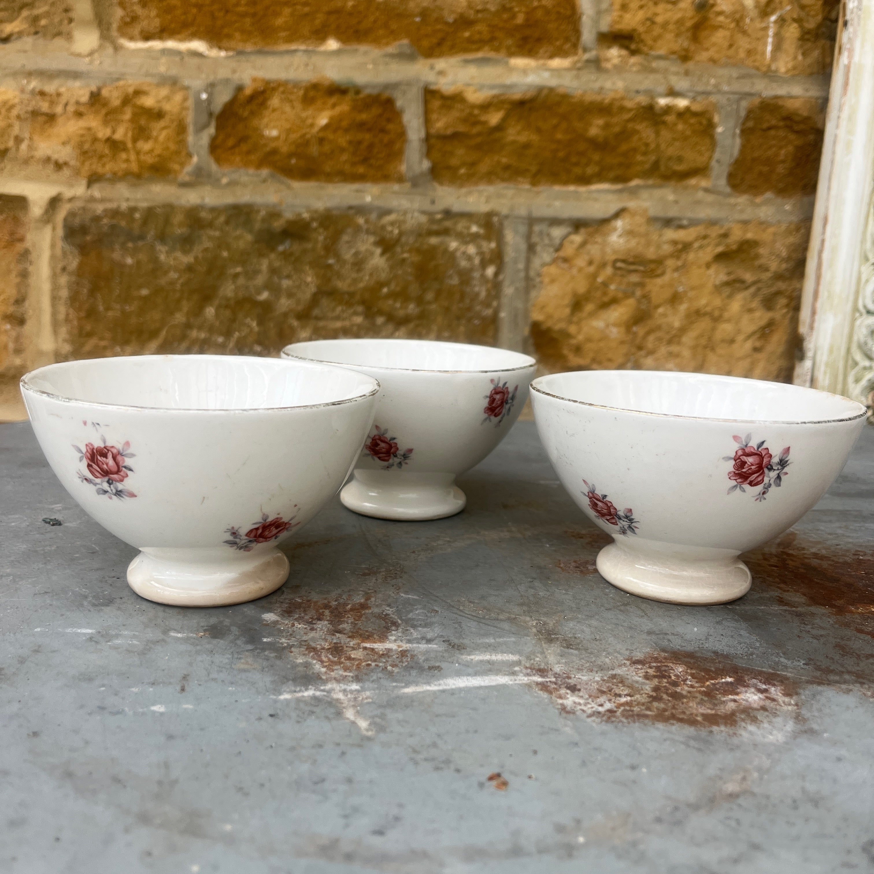 Small Vintage French Bowls