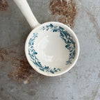 19th century English Transferware Ceramic Sauce Ladle