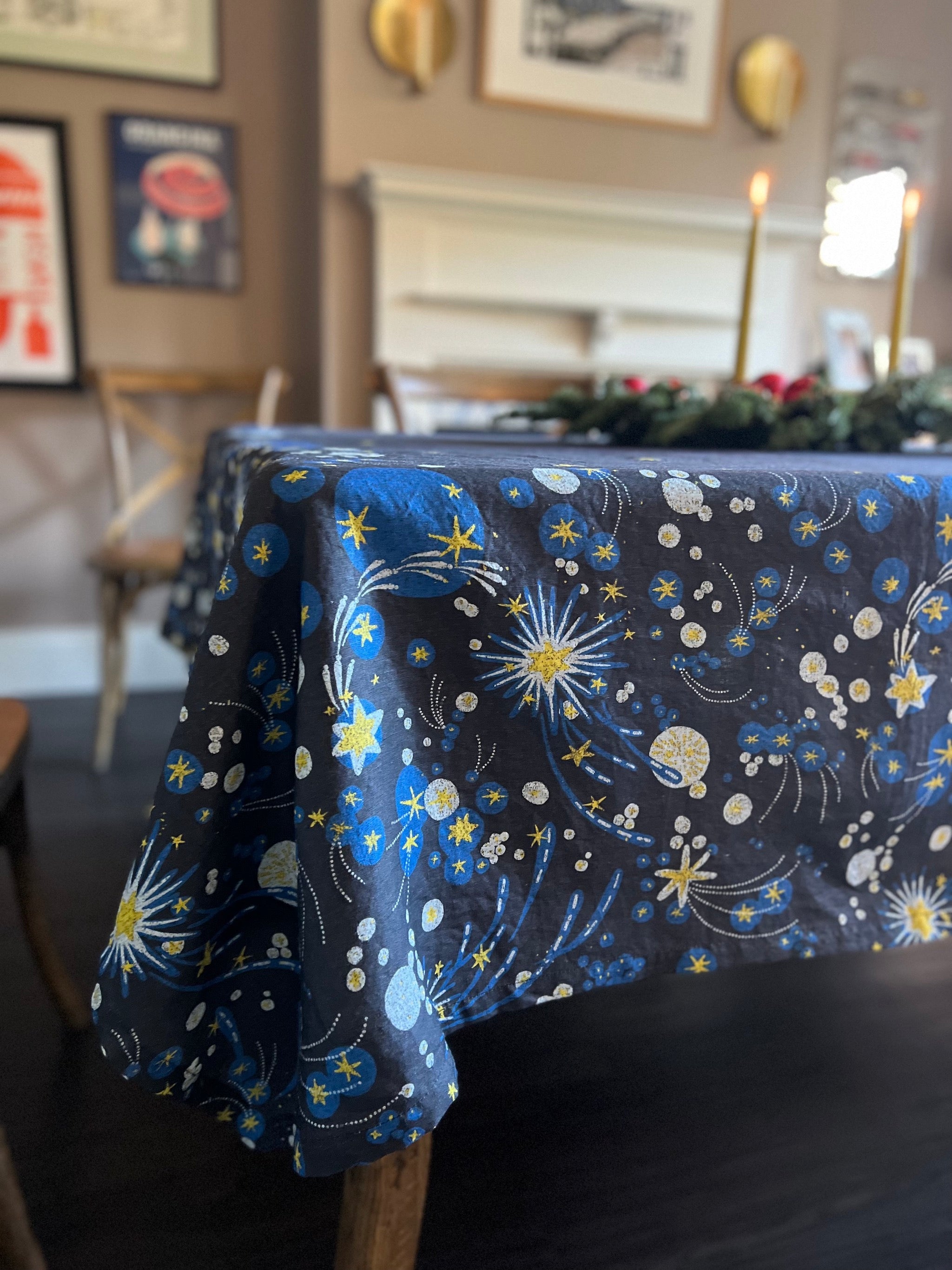 Solaris Tablecloth in Blue