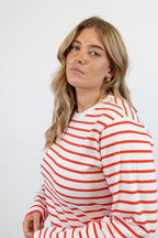 Sonny Midweight Organic Cotton Red Breton T-Shirt