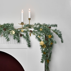 Star Garland | Embossed Antique brass | 2M