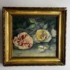 Original 1912 Watercolour of Roses by Jeanne Torsignol