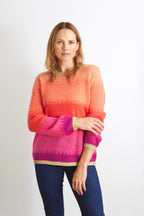 Amelia Ombre Knit Jumper with Lurex Trim