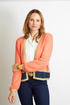 Sophie Cardigan with Lurex Trim