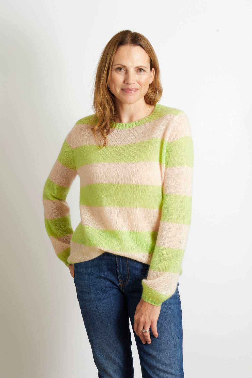 Sasha Colourful Striped Jumper