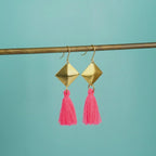 Gold Tassel Earrings
