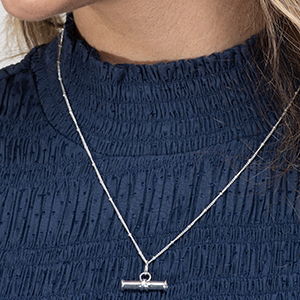 Silver Necklace Layering Set