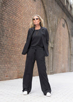CIRCE soft blazer, charcoal