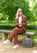 CIRCE soft blazer, praline