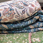 Summer Cotton Quilt - Assorted design with Striped Edging | 2 Sizes