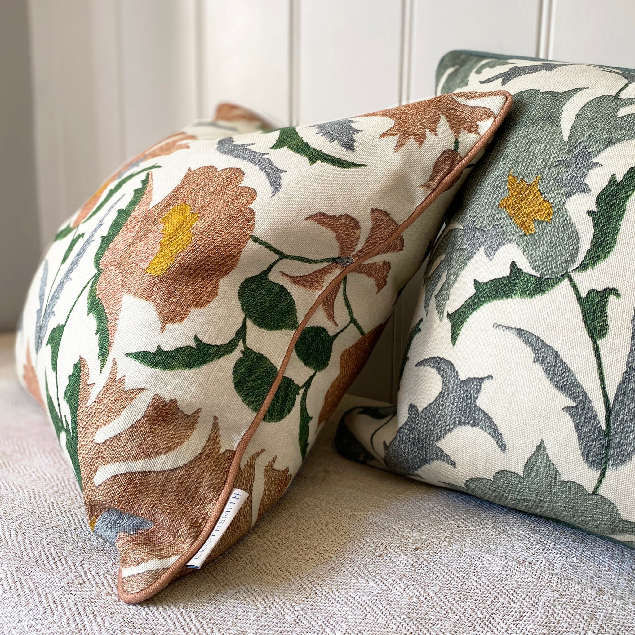 Suzani Square Cushion - Pink