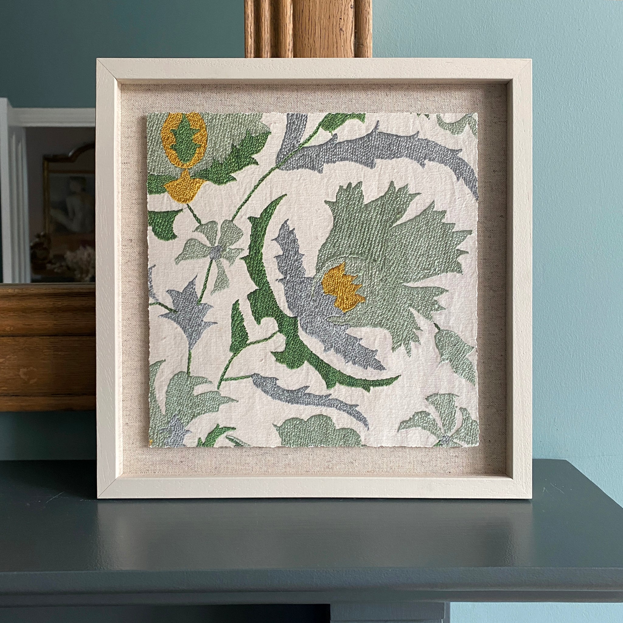 Suzani Artwork Small - Blue II