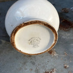 Vintage Boch La Louviere Belgium White Ceramic Jug