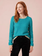 Lottie Mohair & Merino Knit Jumper with Lurex Trim