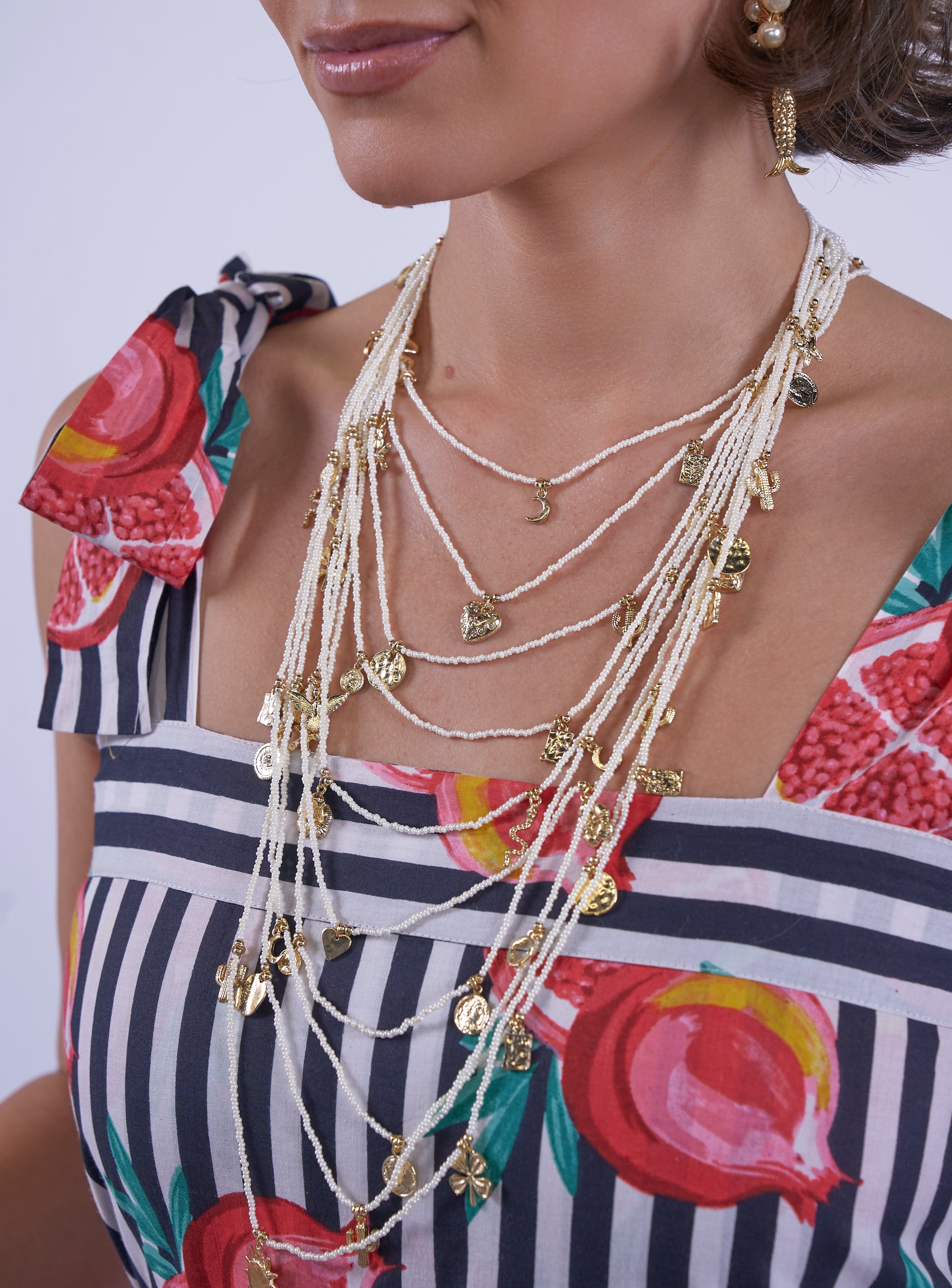 'SHELLY BEACH' DRESS IN POMEGRANATE STRIPE