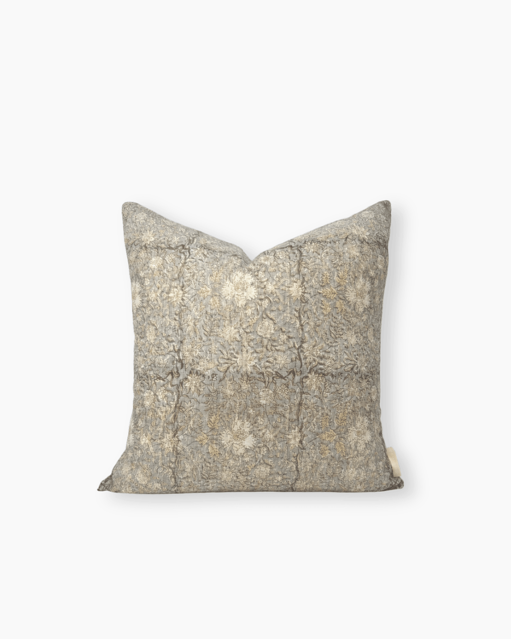 The Lyra Block Print Cushion