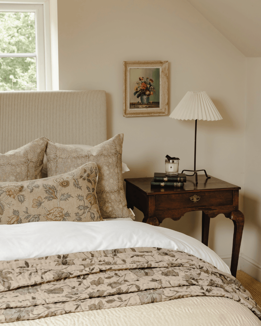 The Moon Garden Kantha Throw