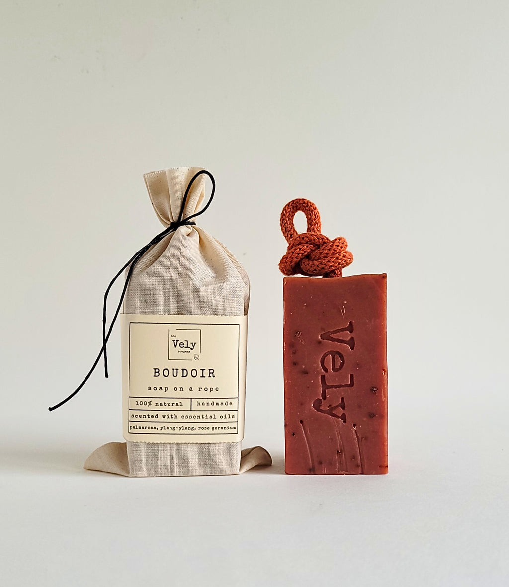 Natural Soap On A Rope - Boudoir