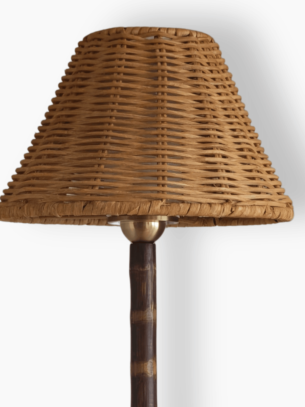 The Raffles Cordless Bamboo Lamp