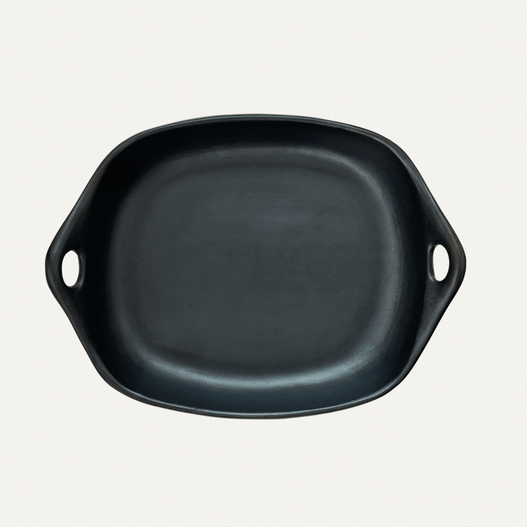 Chamba Black Clay Gratin Dish | Colombian Pottery