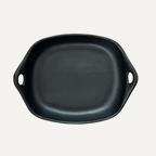 Chamba Black Clay Gratin Dish | Colombian Pottery